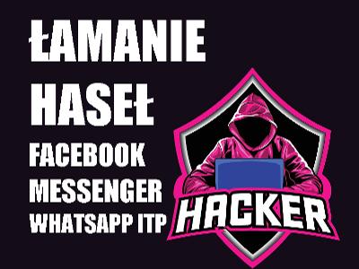 Diamentowy Haker ! ŁAMANIE HASEŁ FACEBOOK MESSENGER WHATSAPP ! 24 H